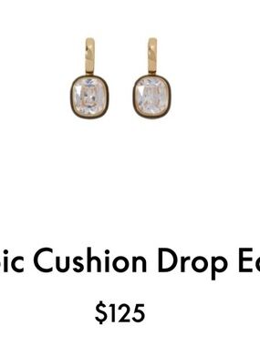 Roxanne Assoulin The Cubic Cushion Drop Earrings